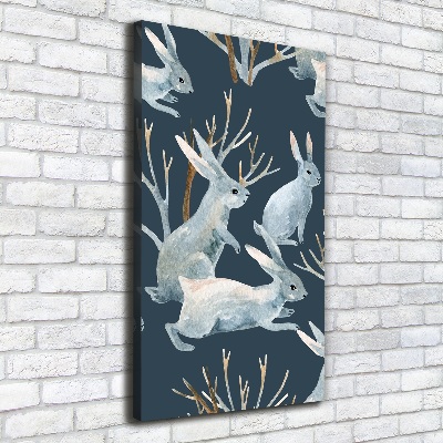 Wall canvas art Rabbits