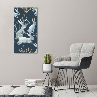 Wall canvas art Rabbits