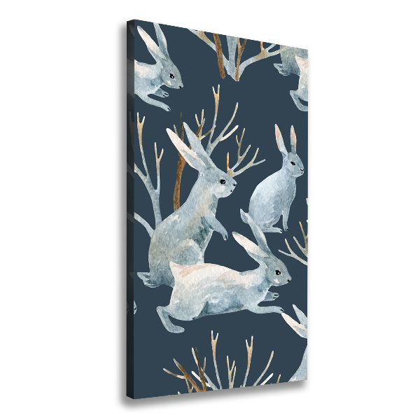 Wall canvas art Rabbits