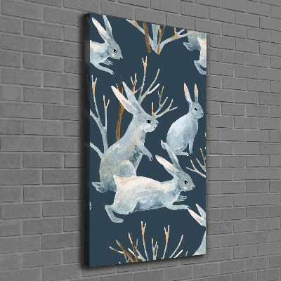 Wall canvas art Rabbits