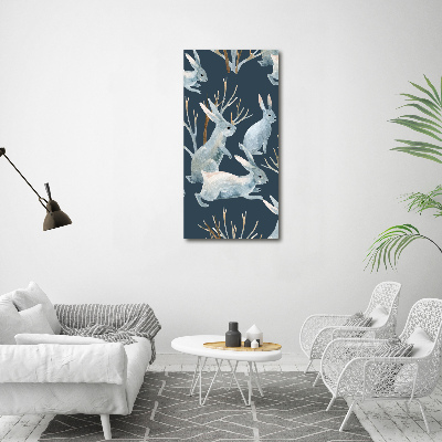 Wall canvas art Rabbits