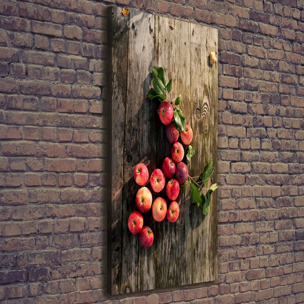 Canvas print Apples on the table