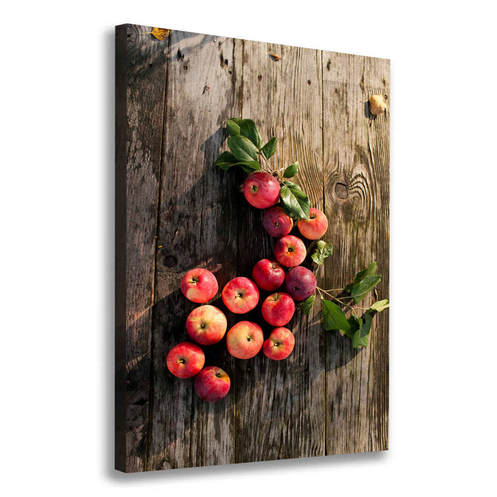 Canvas print Apples on the table