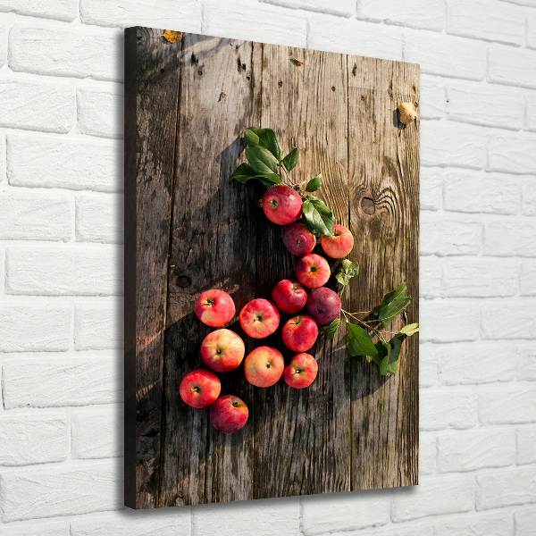 Canvas print Apples on the table