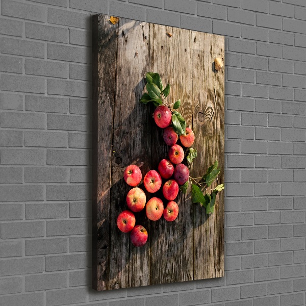 Canvas print Apples on the table