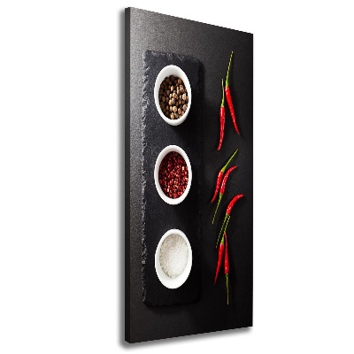 Canvas wall art Spices and peppers