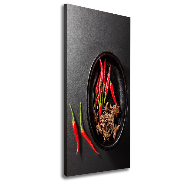 Canvas print Chilli peppers