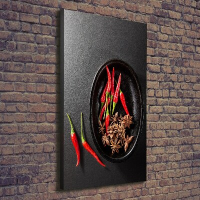 Canvas print Chilli peppers