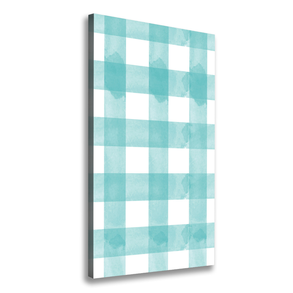 Large canvas wall art Blue grille