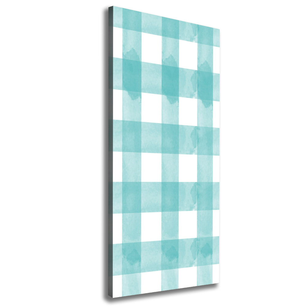 Large canvas wall art Blue grille