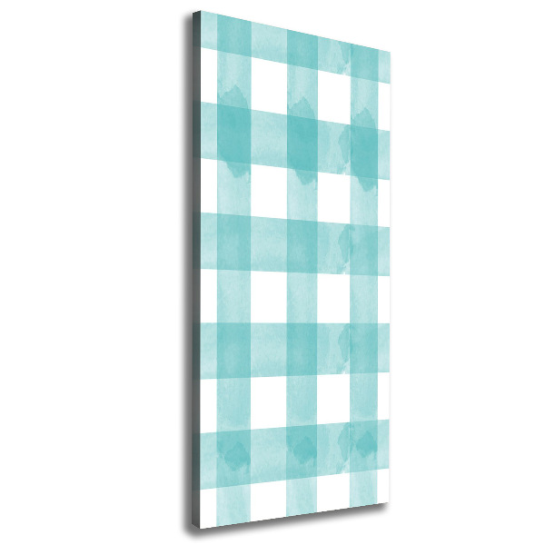 Large canvas wall art Blue grille