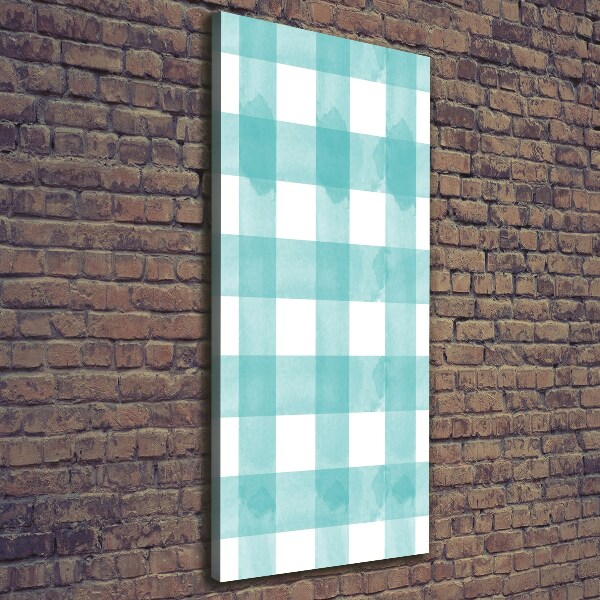 Large canvas wall art Blue grille