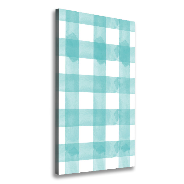 Large canvas wall art Blue grille