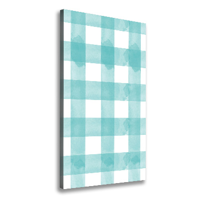 Large canvas wall art Blue grille