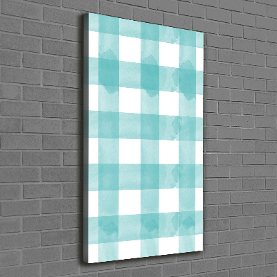 Large canvas wall art Blue grille