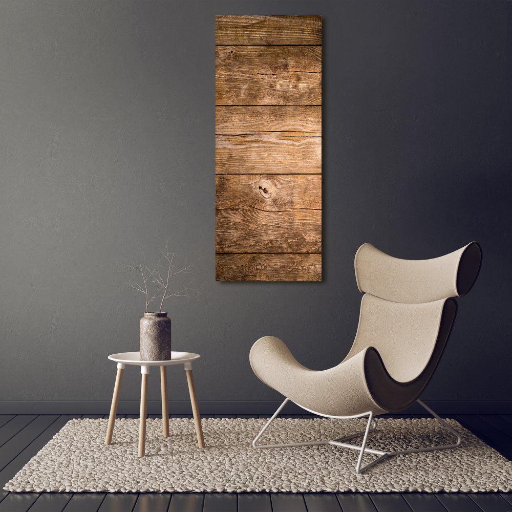 Large canvas wall art Wooden background