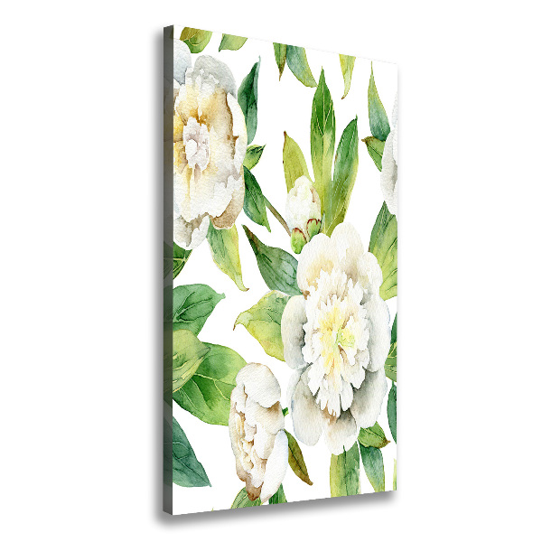 Canvas wall art Peonies