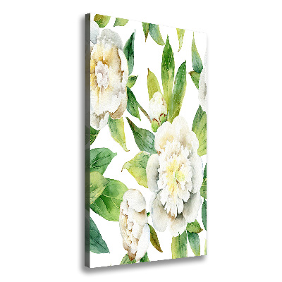 Canvas wall art Peonies