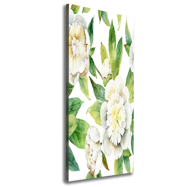 Canvas wall art Peonies