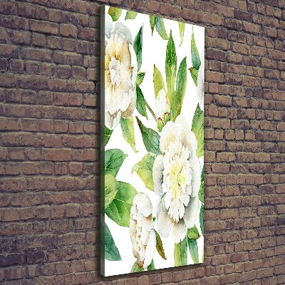 Canvas wall art Peonies