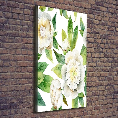 Canvas wall art Peonies