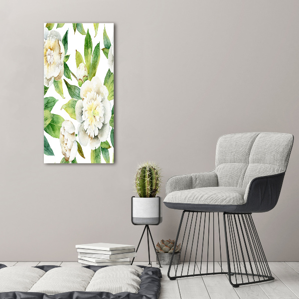 Canvas wall art Peonies