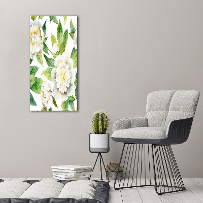 Canvas wall art Peonies