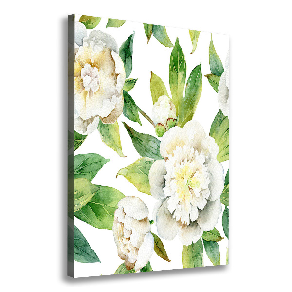 Canvas wall art Peonies