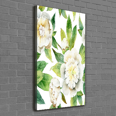 Canvas wall art Peonies