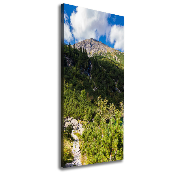 Wall art canvas large Morskie Oko Tatry