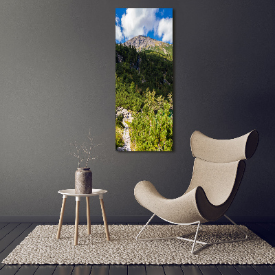 Wall art canvas large Morskie Oko Tatry