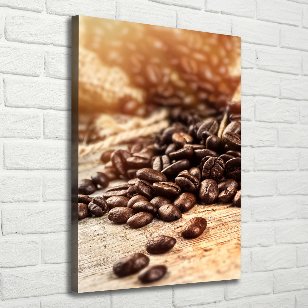 Large canvas wall art Coffee beans