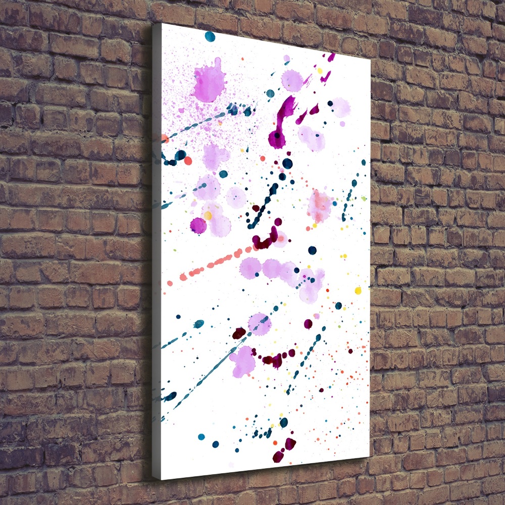 Canvas wall art Colorful spots