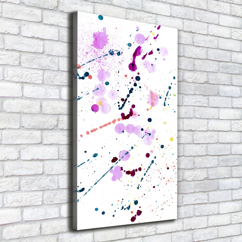 Canvas wall art Colorful spots