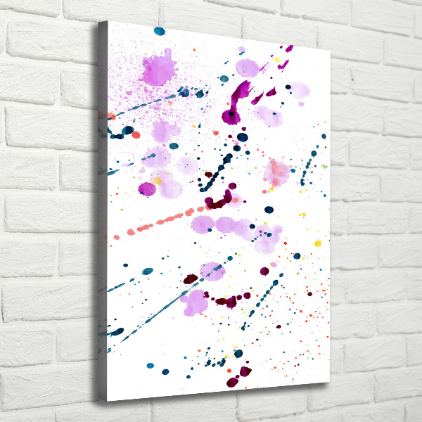 Canvas wall art Colorful spots