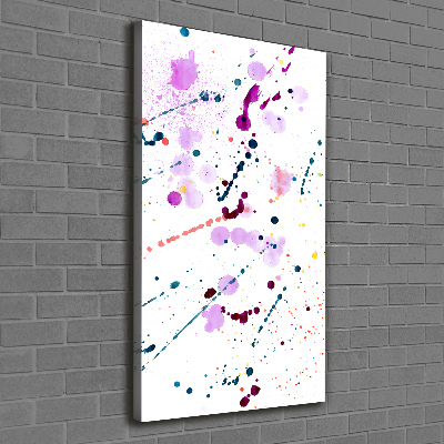 Canvas wall art Colorful spots