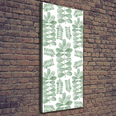 Canvas wall art Eucalyptus leaves