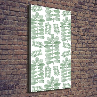 Canvas wall art Eucalyptus leaves