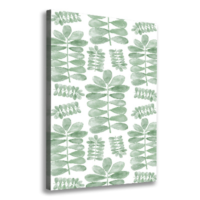 Canvas wall art Eucalyptus leaves