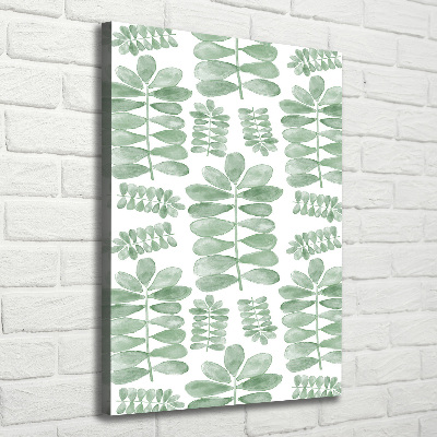 Canvas wall art Eucalyptus leaves