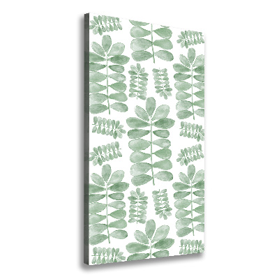 Canvas wall art Eucalyptus leaves