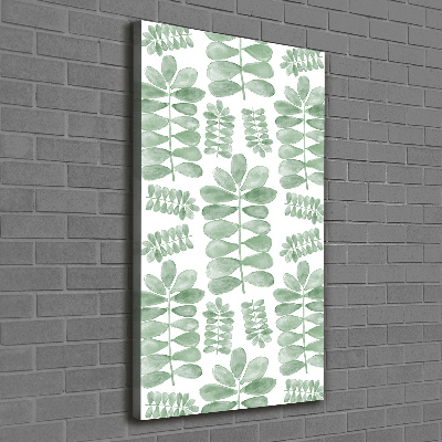 Canvas wall art Eucalyptus leaves