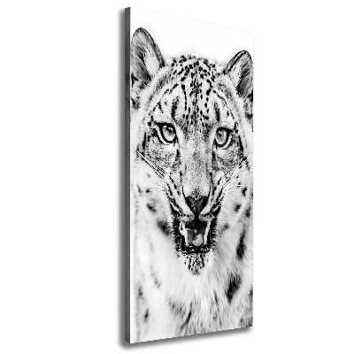 Canvas wall art Snow panther