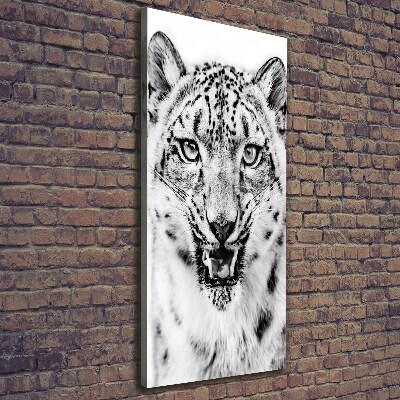 Canvas wall art Snow panther