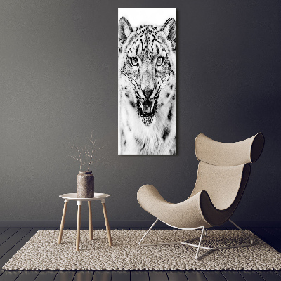 Canvas wall art Snow panther