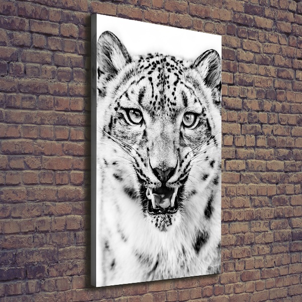 Canvas wall art Snow panther