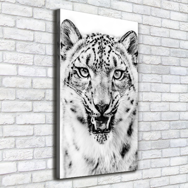 Canvas wall art Snow panther