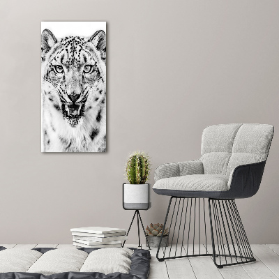 Canvas wall art Snow panther