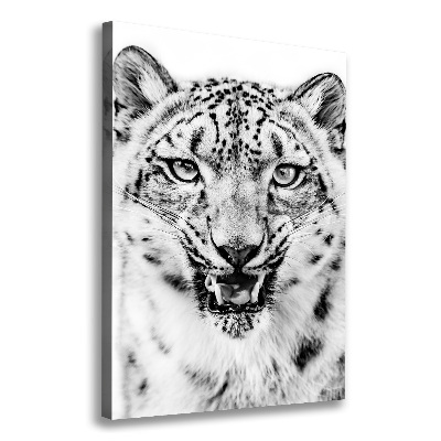 Canvas wall art Snow panther