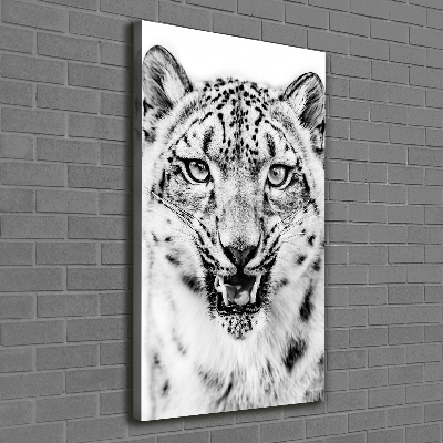 Canvas wall art Snow panther